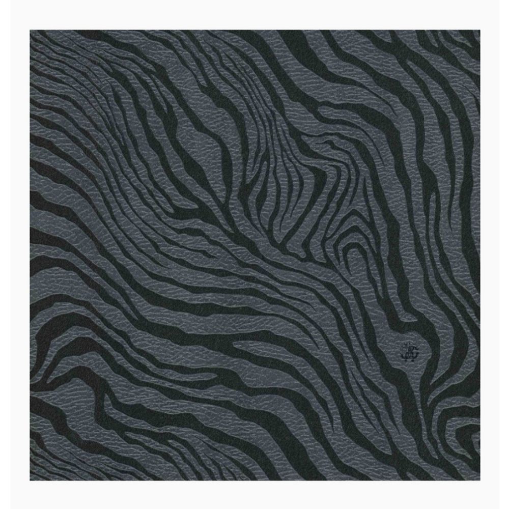 Roberto Cavalli Home Black & Grey Zebra Design Blanket Size OS